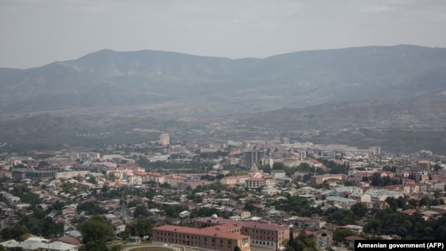 Вид на Степанакерт, головне місто Нагірного Карабаху, 29 вересня, 2020