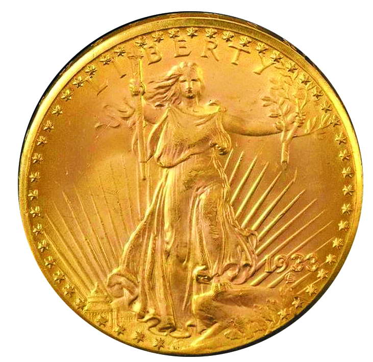 Цю золоту монету викарбували 1933 року. Фото Sotheby’s